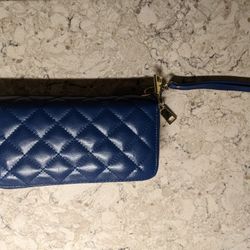 New. Blue Wallet With Strap 💙