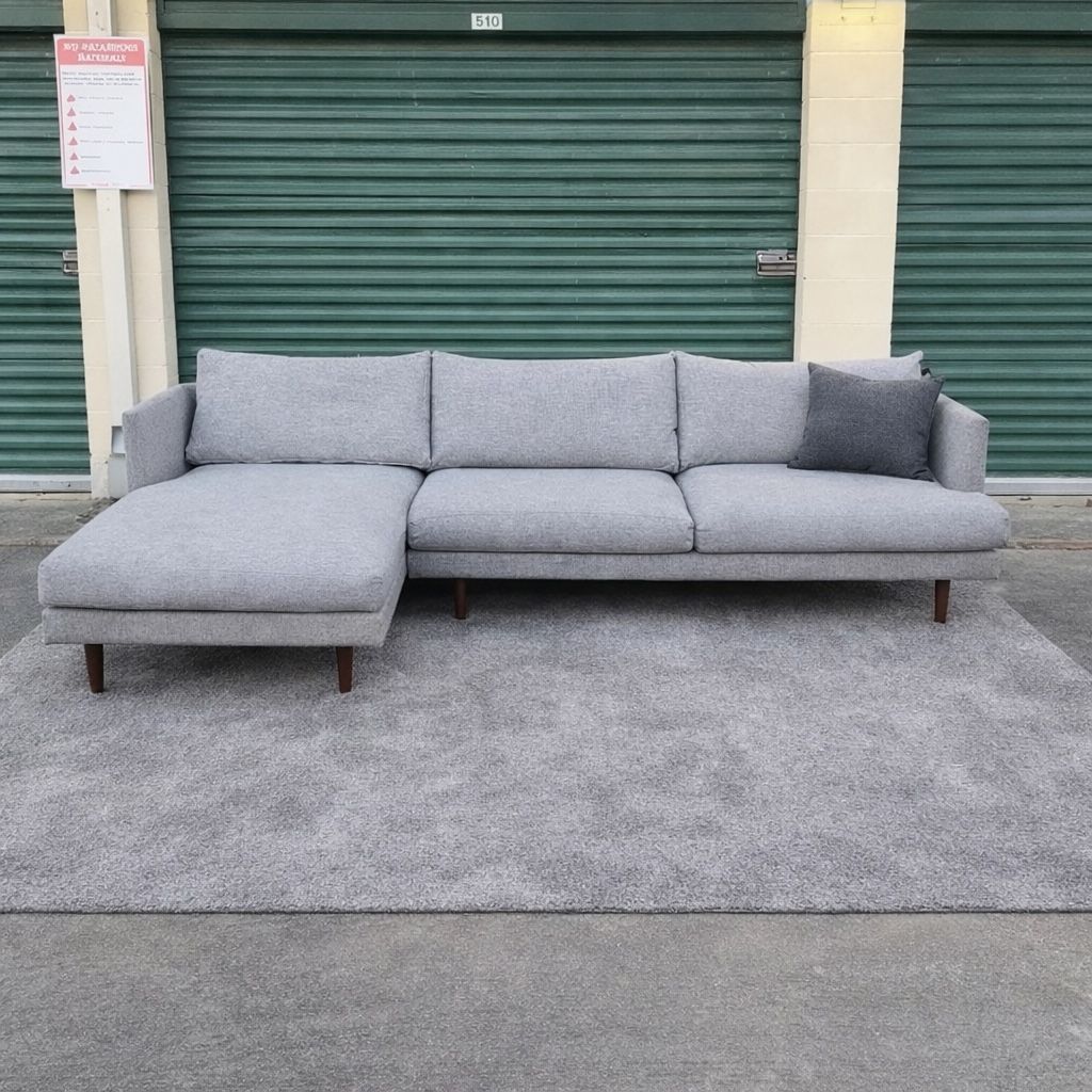 Article Gray 2 piece sectional couch