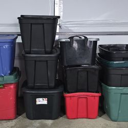 ASSORTED 20 GALLON TOTE BINS!