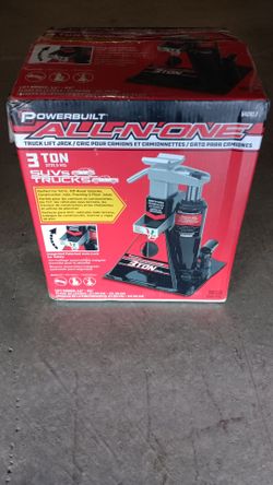 Powerbuilt 3-Ton All-in-One Truck Lift Jack – Model 640912 – Brand New