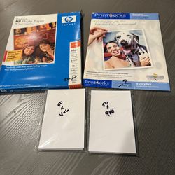 Photo Paper Bundle – HP + Printworks + Canon
