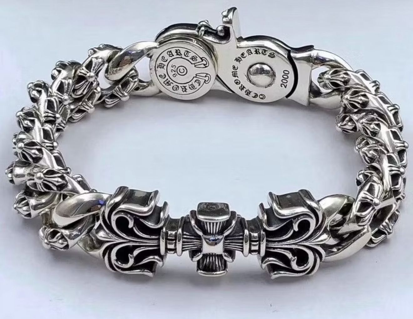 Chrome Hearts Silver Men’s Bracelet