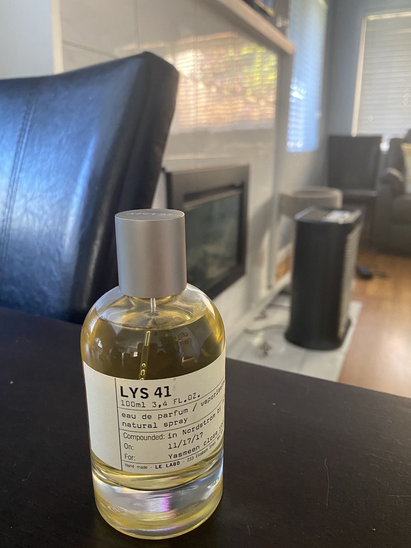 Authentic Le Labo Lys 41 Eau de Parfum 3.4 fl. oz. - Like New Bottle