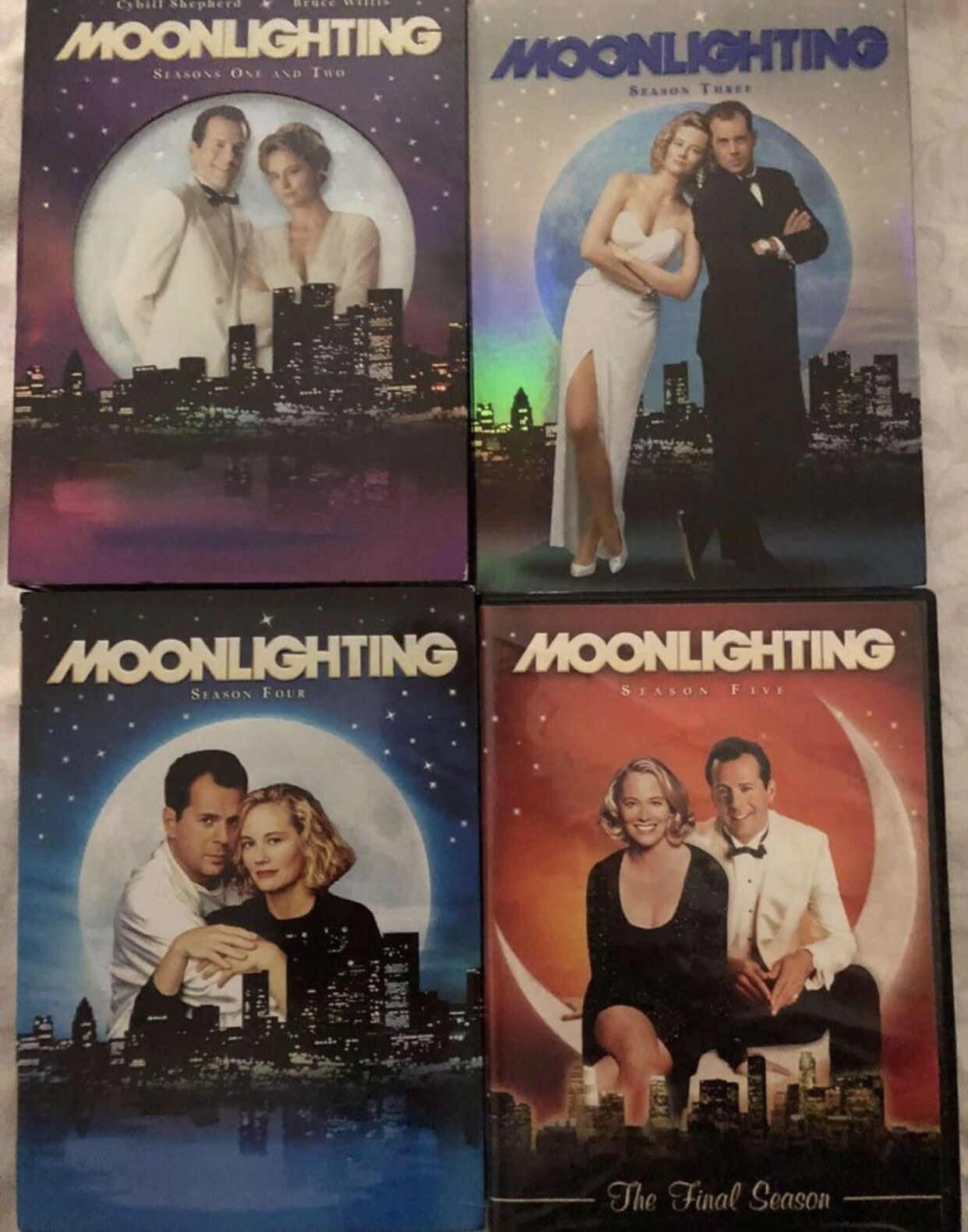 Bruce Willis Moonlighting Season 1-5 DVD Missing 1 Disc Season 4