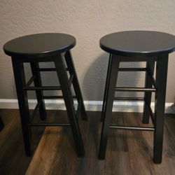 Brand New Never Used Black Stools