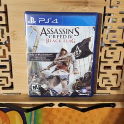 Assassins Creed IV Black Flag CIB PS4 
