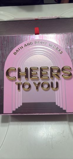 Bath & body Works, champagne, toast gift set