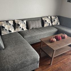 Sectional Gray Sofa