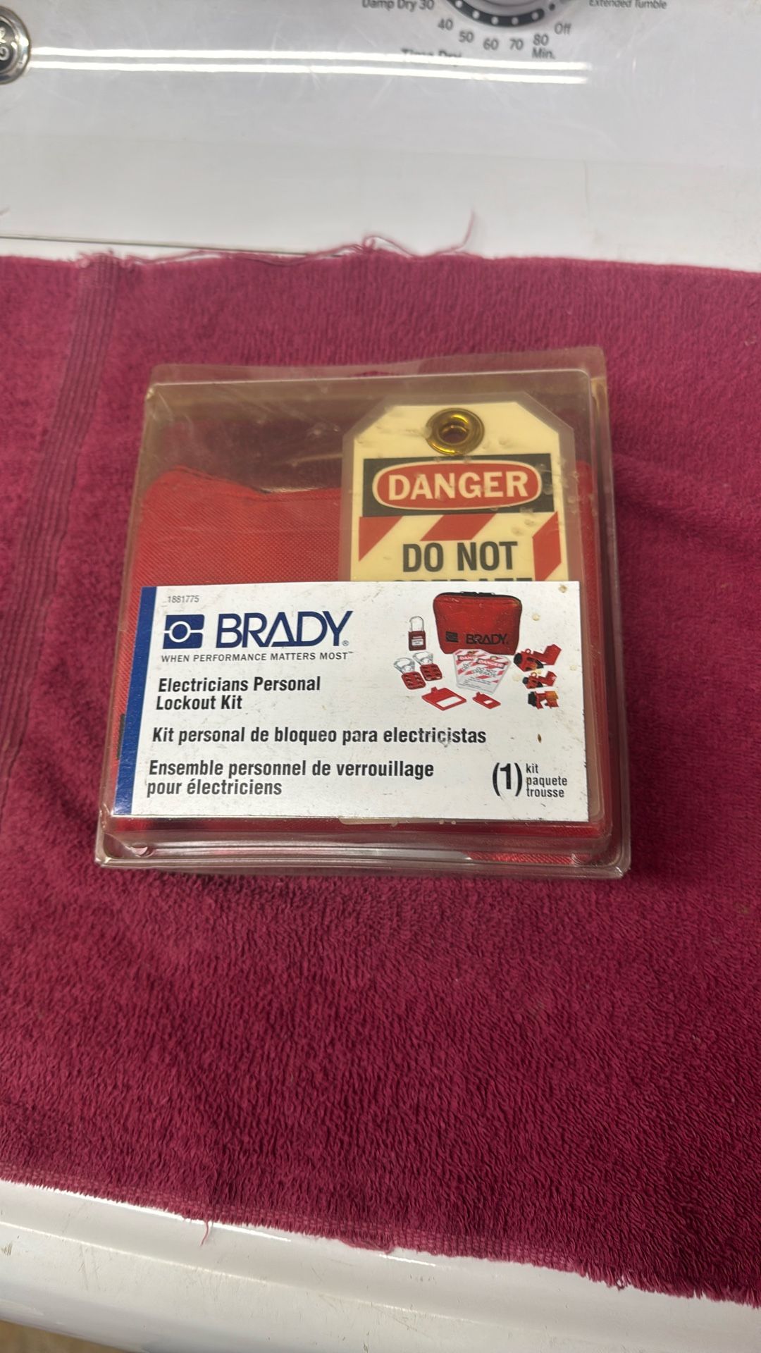 Brady Electricians Personal Lockout Kit, Never opened