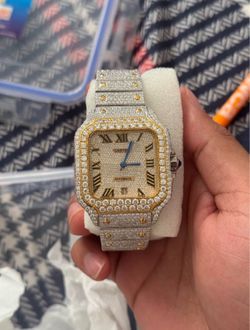 Moissanite Cartier Watch VVS1