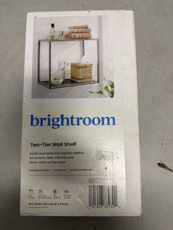Bright Room Two Tiered Wall Shelf, New Inbox