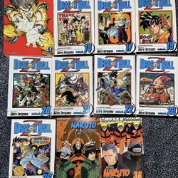 Dragonball Z & Naruto Manga 