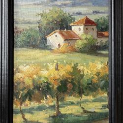 Tuscany House Oil Painting 