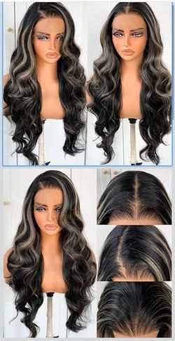 🔥Brand new🔥 1B/30Highlight 13x6 Synthetic Lace Front Wig RR3