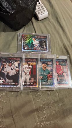 2024 Topps Complete 5 CARD Set All-Star Game Bonus Shohei Ohtani ACUNA JUDGE TROUT RODRIGUEZ