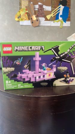 Minecraft Lego - The Ender Dragon and End Ship