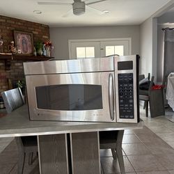 Over the Stove grey Microwave