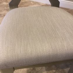 12 beautiful dining room chair frame silver gold fabric beige