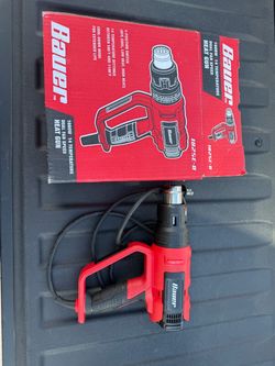 BAUER 1600W Heat Gun – Dual Speed – 14 Temp – With Box