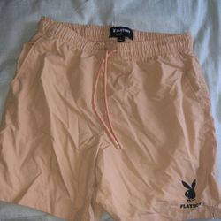 Orange Playboy Shorts Small