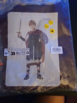 Kids Roman Gladiator Halloween Costume (Large & Small)