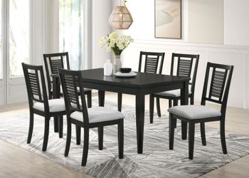 DINING TABLE 6 CHAIRS NO CREDIT NEEDED 100 DAYS SAME AS CASH 