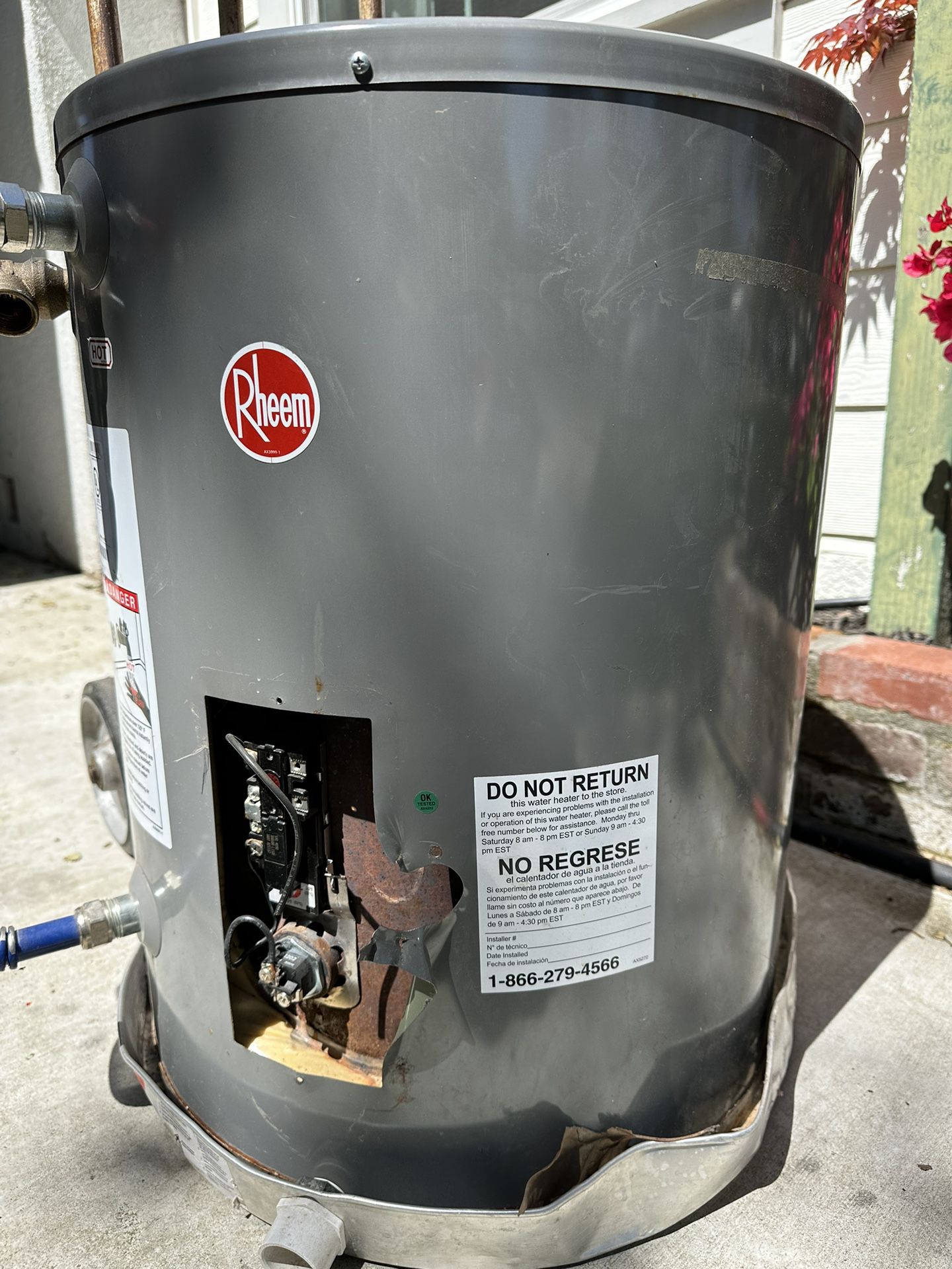 Rheem 20 Gallon Electric Hot Water Heater