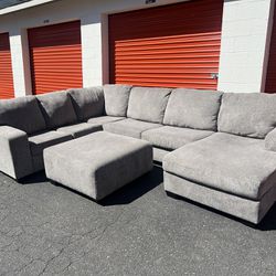 sectional couch sofa with ottoman free delivery 