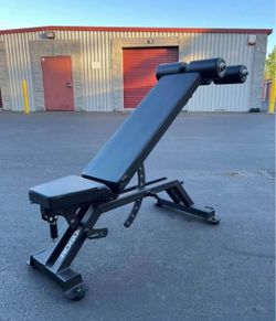 Rogue ab-2 adjustable bench with decline leg pad