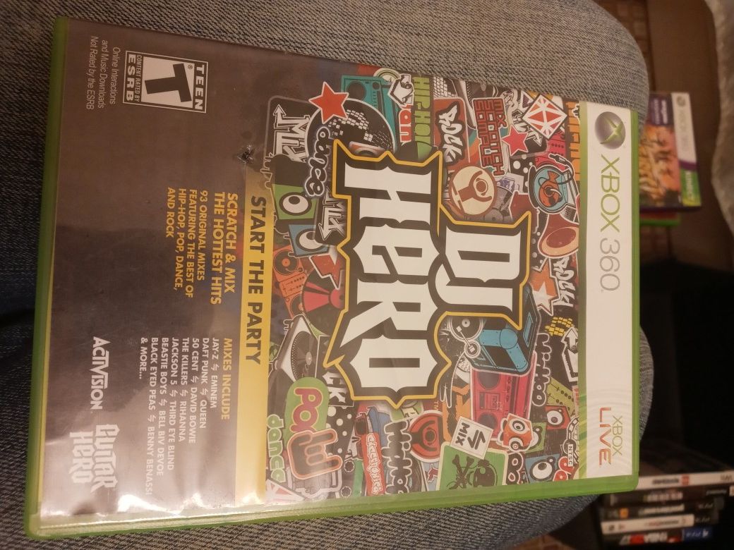 DJ HERO START THE PARTY XBOX 360