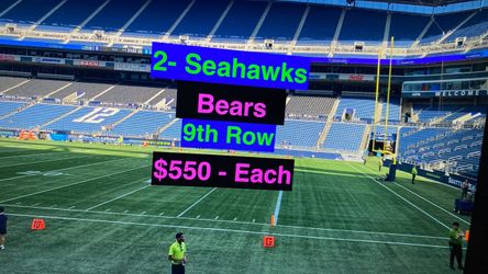 Seahawks Bears Tickets