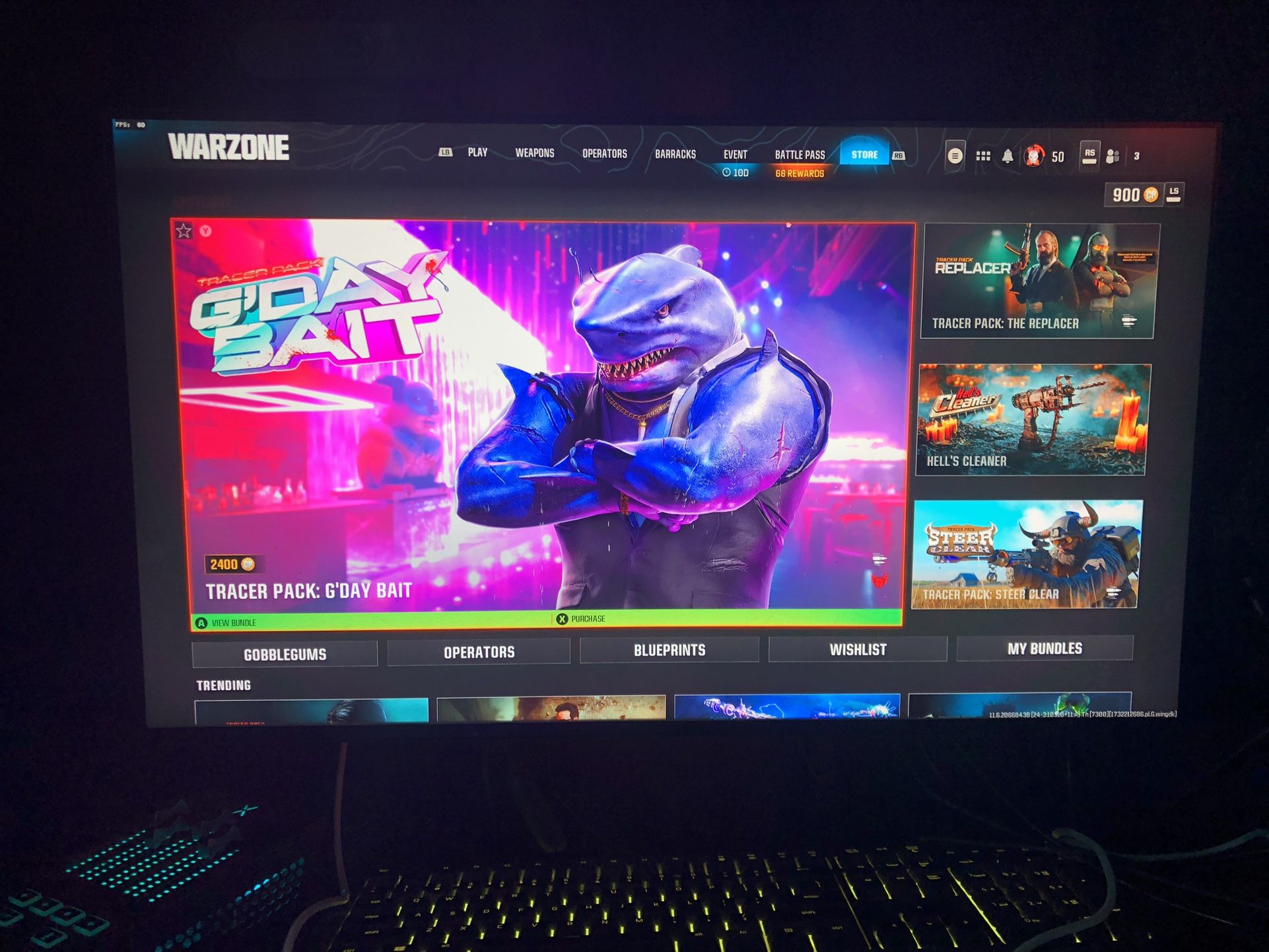 LG GP950-B 4k HDR 144Hz 27” monitor NO STAND