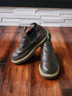 Georgia Boot Georgia Giant Romeo Brown Leather Slip-On Boots Size 6.5 MGeorgia Boot Georgia Giant Romeo Brown Leather Slip-On Boots Size 6.5 M