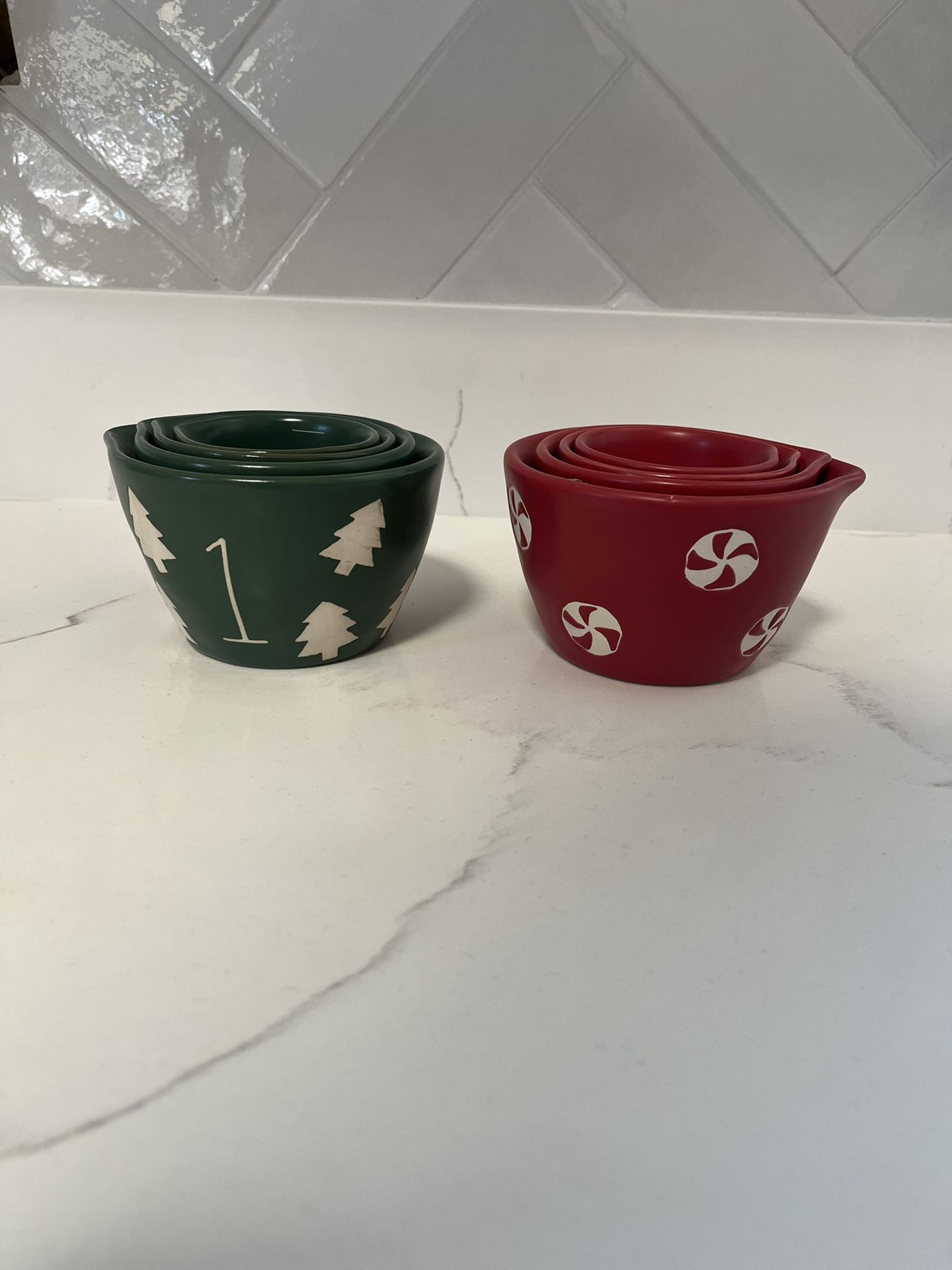Rae Dunn Christmas Measuring Cups