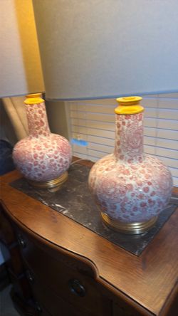 (2) Safavieh Table Lamps Chinoiserie