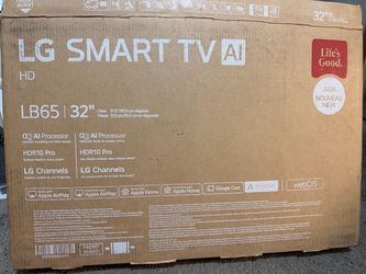 LG 32" Smart TV LB65 HD open box