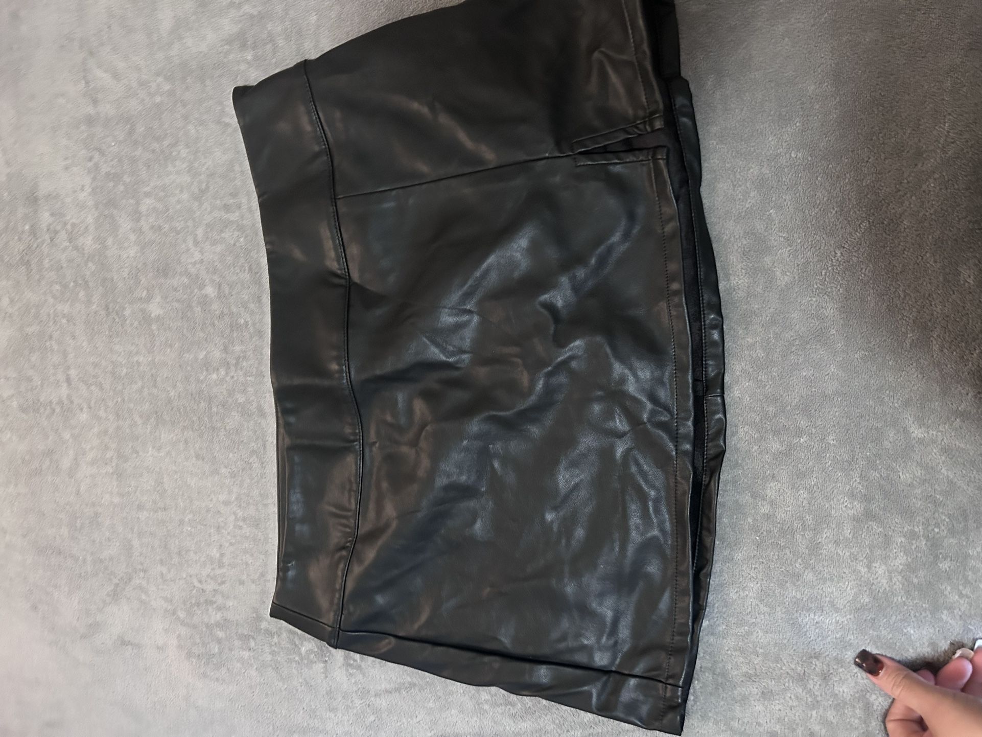 Pleather Skirt