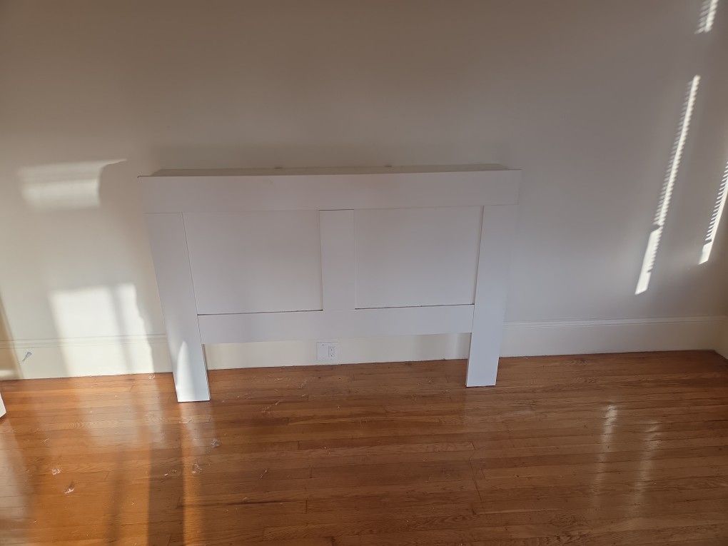 White IKEA Headboard, Free