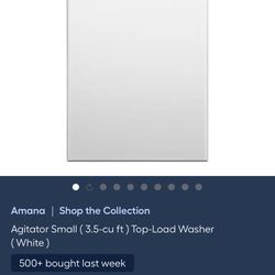 Amana washer and dryer 