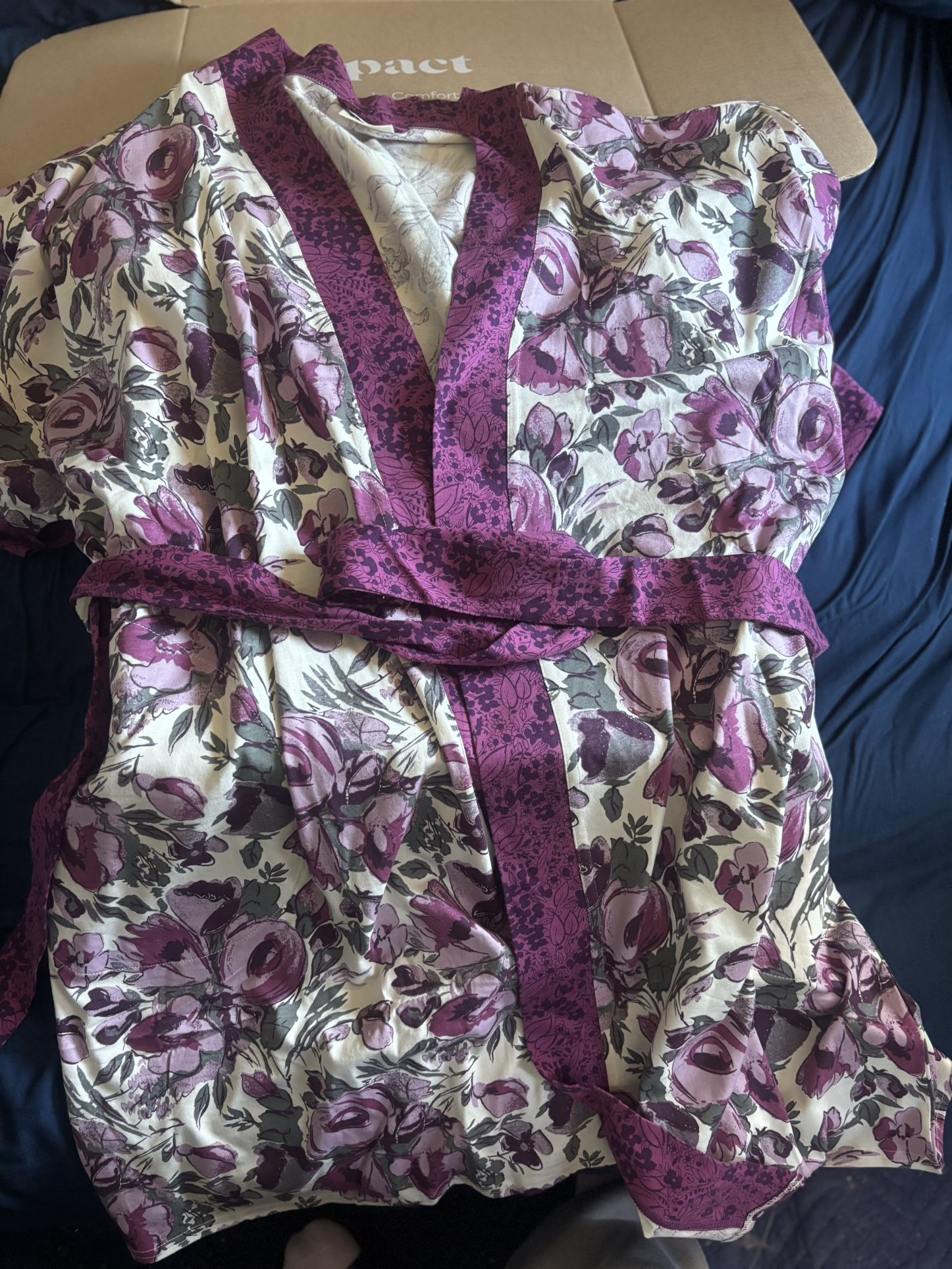 Organic Staycation Short Robe