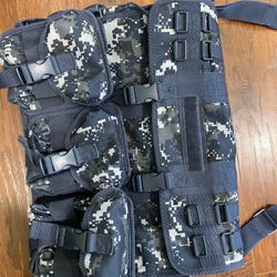 Navy Messenger Bag