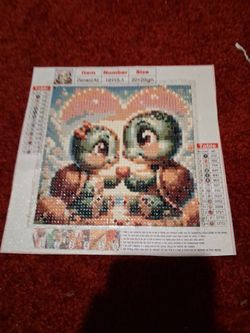 Handmade diamond dot painting