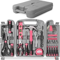 Hi-Spec 54pc Tool Set General Household Toolkit with Toolbox Storage Case

