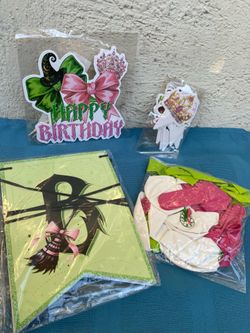 Wicked Birthday party Cake & Cupcake Toppers and decorations