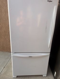 Whirlpool Bottom Freezer Refrigerator White