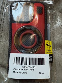 iPhone 16 Pro Red Case
