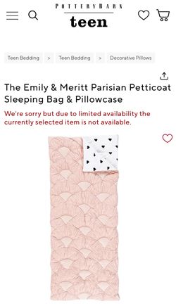 Pottery Barn Kids Sleeping Bag