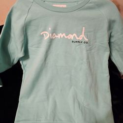 Medium DIAMOND SUPPLY CO mint green sweatshirt