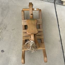 Wooden Rocking Horse