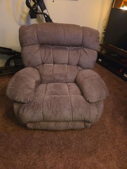 Like new rocker recliner tan clean 360° swivel